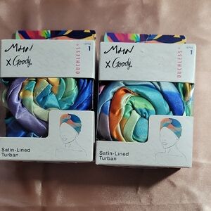 Main x Goody Satin-Lined Turban - Vibrant Multicolor